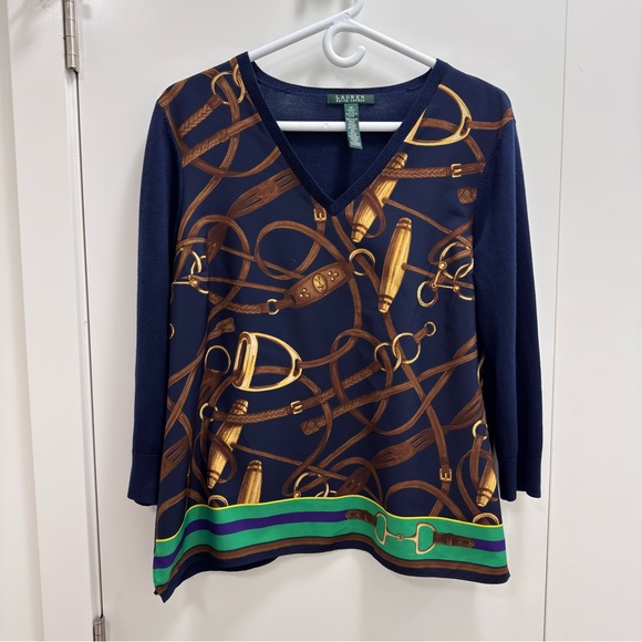 Ralph Lauren Tops - Ralph Lauren women’s SILK And cotton shirt